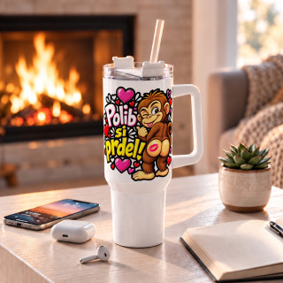 Cestovní termohrnek „Polib si prdel!“ – 1200 ml